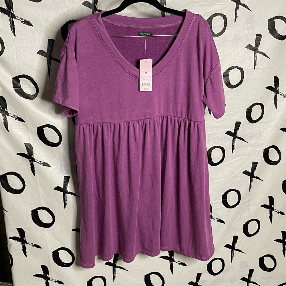 Wild Fable Plum Sweater T-shirt Dress.